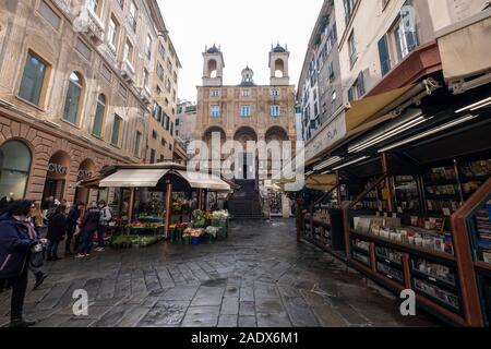 San Pietro in Banchi Kirche, Genua, Italien, Europa Stockfoto
