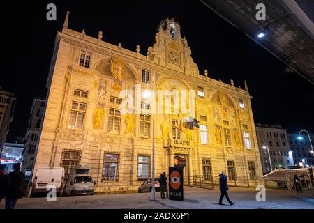 Palazzo San Giorgio in Genua, Italien, Europa Stockfoto