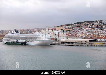 Außenansicht der Lissabonner Cruise Terminal, Lisboa, Portugal, Europa Stockfoto