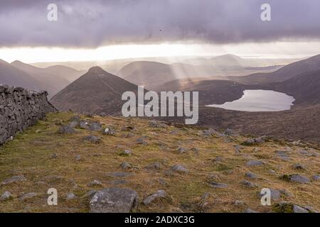 Doan Berg, der Mourne Mountains, County Down, Nordirland Stockfoto