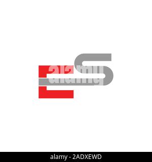 Initial es oder se logo Vektor Logo Design Stock Vektor