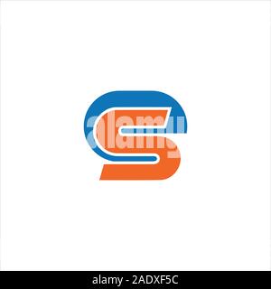 Initial es oder se logo Vektor Logo Design Stock Vektor