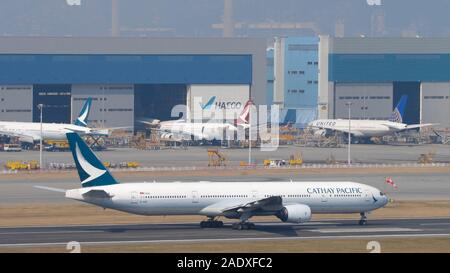 Cathay Pacific Boeing 777 Stockfoto