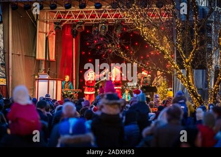 Weihnachten, Reykajvik, Island Stockfoto