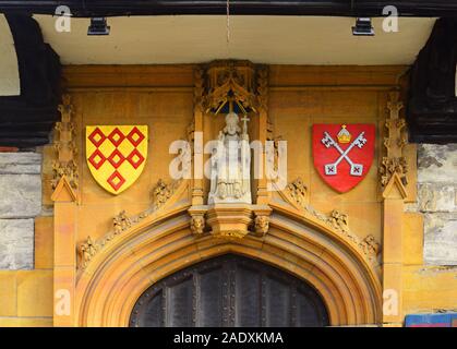 Eingang st Williams College in 1465 York yorkshire Großbritannien gebaut Stockfoto