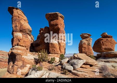 Fruita, Colorado - des Teufels Küche in Colorado National Monument. Stockfoto