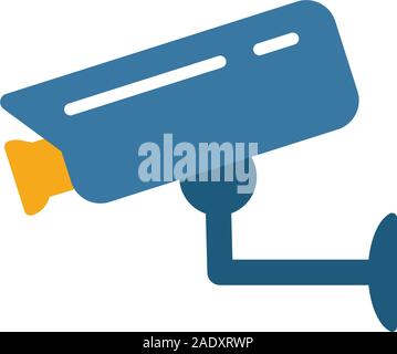 Sicherheit Kamera Symbol. Einfaches Element von Sicherheit Ikonen Sammlung. Kreative Sicherheit Kamera symbol Ui, ux, Anwendungen, Software und Infografiken Stock Vektor