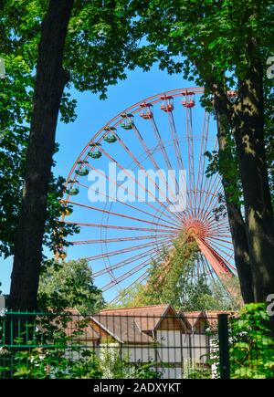 Riesenrad, Spreepark, Plänterwald, Treptow, Treptow-Köpenick, Berlin, Deutschland Stockfoto