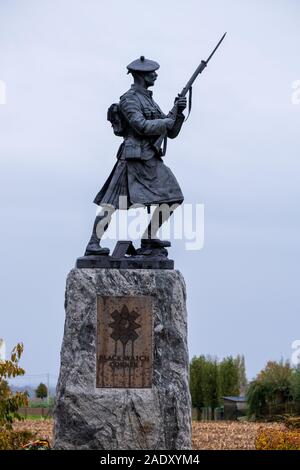 Black Watch Ecke Denkmal am Polygon Holz, Zonnebeke Stockfoto