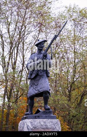 Black Watch Ecke Denkmal am Polygon Holz, Zonnebeke Stockfoto