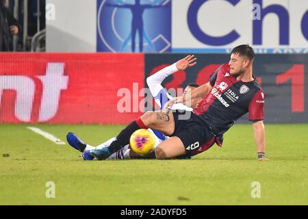 Cagliari, Italien. 05 Dez, 2019. Alberto cerri von Cagliari Calcio während Cagliari vs Sampdoria, Italienisch TIM Cup Meisterschaft in Cagliari, Italien, 05. Dezember 2019 Quelle: Unabhängige Fotoagentur/Alamy leben Nachrichten Stockfoto