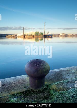 Birkenhead Docks Stockfoto
