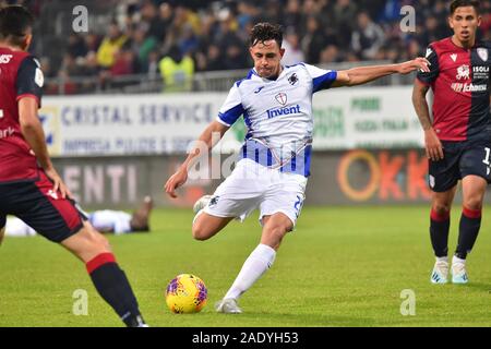 Cagliari, Italien. 5 Dez, 2019. Gonzalo maroni von sampdoriaduring Cagliari vs Sampdoria, Italienisch TIM Cup Meisterschaft in Cagliari, Italien, 05. Dezember 2019 - LPS/Luigi Canu Credit: Luigi Canu/LPS/ZUMA Draht/Alamy leben Nachrichten Stockfoto