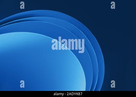 Blaue Farbe Inschrift 2020. Farbverlauf Farben Palette. Trendy grün papier Hintergrund aus der Pappe in verschiedenen Farben. Kopieren Sie Platz. Stockfoto