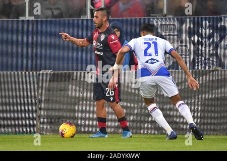 Cagliari, Italien. 05 Dez, 2019. Daniele ragatzu von Cagliari Calcio während Cagliari vs Sampdoria, Italienisch TIM Cup Meisterschaft in Cagliari, Italien, 05. Dezember 2019 Quelle: Unabhängige Fotoagentur/Alamy leben Nachrichten Stockfoto