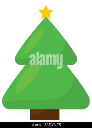 Weihnachtsbaum-Symbol Stock Vektor