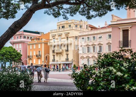 Place du Palais Monaco Stockfoto