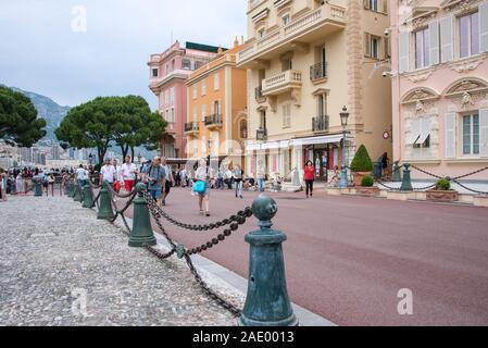 Place du Palais Monaco Stockfoto