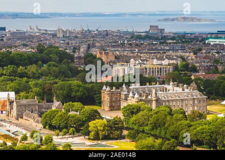 Luftaufnahme von Edinburgh, Schottland, Großbritannien Stockfoto