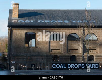 Kohle Tropfen Yard Entwicklung, in der Nähe von Kings Cross, London, UK Stockfoto