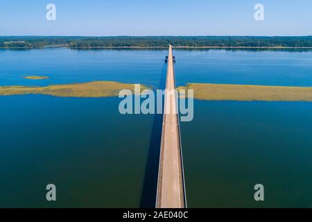 John Kaffee Memorial Bridge den Natchez Trace Parkway Mississippi MS auch als die 'alten Natchez Trace', ist ein historischer Waldweg innerhalb der Uni bekannt Stockfoto