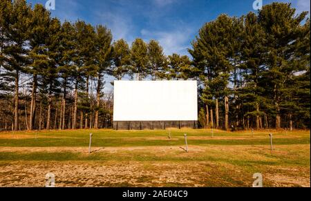 Pleasant Valley Drive In Pleasant Valley, Connecticut, USA Stockfoto