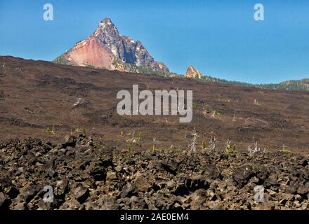 Blick von mckenzie Pass in Oregon Stockfoto