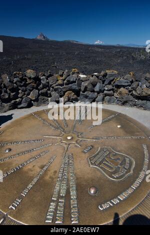 Blick von mckenzie Pass in Oregon Stockfoto