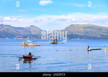 May 10, 2019 Schiffs Vorbereiten einer hopping Tour in Subic Bay, Subic Bay, Philippinen Stockfoto