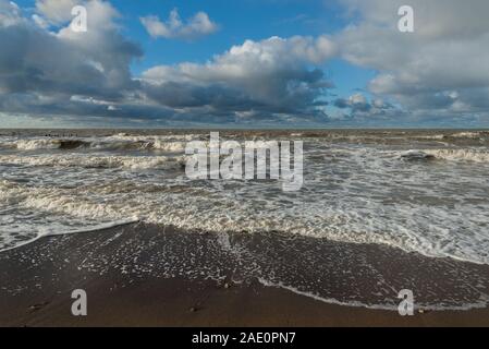Ostsee Strand in Liepaja, Lettland. Stockfoto