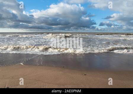 Ostsee Strand in Liepaja, Lettland. Stockfoto