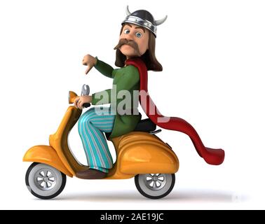 Spaß Gaul - 3D-Darstellung Stockfoto