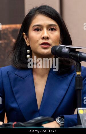 Macau, China. 05 Dez, 2019. Dian Sastrowardoyo in der Jury Pressekonferenz bei der 4. Internationalen Film Festivals & Auszeichnungen Macau in Macau Cultural Center. Macau, 05.12.2019 | Verwendung der weltweiten Kredit: dpa/Alamy leben Nachrichten Stockfoto