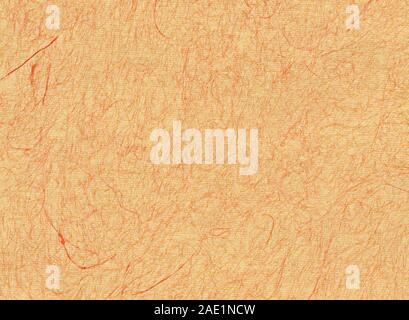 Gelbes Papier Hintergrund mit rotem Muster Stockfoto