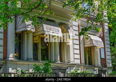 Café Einstein, Kurfürstenstraße, Tiergarten, Mitte, Berlin, Deutschland Stockfoto