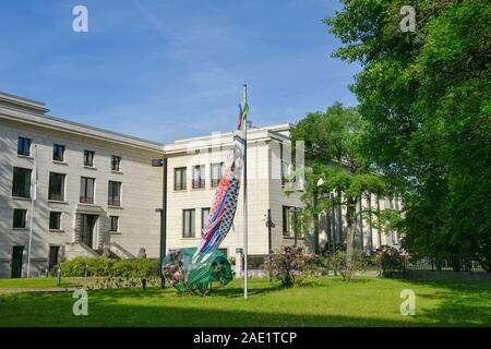 Botschaft von Japan, Tiergartenstraße, Tiergarten, Mitte, neonlook Deutschland Stockfoto