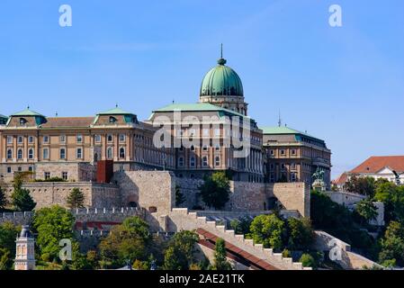 Die Budaer Burg, die historische Burg und Schloss der ungarischen Könige in Budapest, Ungarn Stockfoto