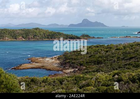 Whitsundays Archipel auf Coral Sea, Australien Stockfoto