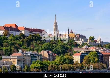 Die Budaer Burg, die historische Burg und Schloss der ungarischen Könige in Budapest, Ungarn Stockfoto