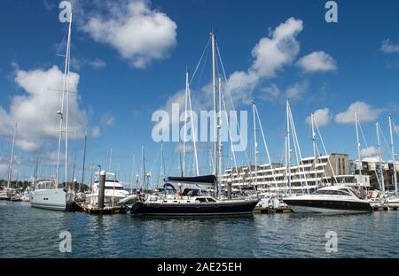 Mayflower Marina, Richmond, Devonport, Plymouth Stockfoto