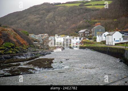 Von Boscastle Harbour Stockfoto