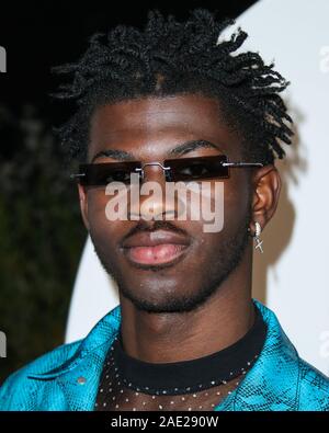 WEST HOLLYWOOD, LOS ANGELES, Kalifornien, USA - 05. Dezember: Rapper Lil Nas-X kommt an der 2019 GQ Männer des Jahres Party im West Hollywood EDITION Hotel am 5. Dezember 2019 in West Hollywood, Los Angeles, Kalifornien, USA. (Foto von Xavier Collin/Image Press Agency) Stockfoto