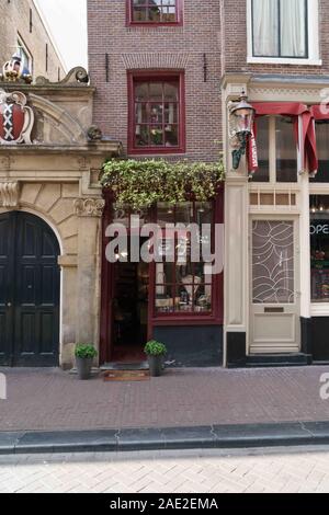 Kleinste huis - kleinstes Haus von Amsterdam Stockfoto