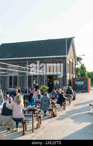 Arcade-Spiele TonTon Club, Amsterdam, Niederlande. Stockfoto