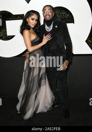 Hollywood, USA. 05 Dez, 2019. 05. Dezember 2019 - West Hollywood, Kalifornien - Saweetie, Quavo. 2019 GQ Männer des Jahres gehalten an der West Hollywood Edition. Credit: MediaPunch Inc/Alamy leben Nachrichten Stockfoto