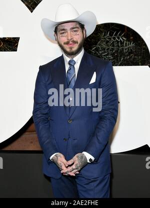 Hollywood, USA. 05 Dez, 2019. 05. Dezember 2019 - West Hollywood, Kalifornien - Post Malone. 2019 GQ Männer des Jahres gehalten an der West Hollywood Edition. Credit: MediaPunch Inc/Alamy leben Nachrichten Stockfoto