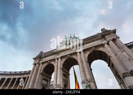 Arc de Triomphe im Cinquantenaire-Park in Brüssel, Belgien Stockfoto