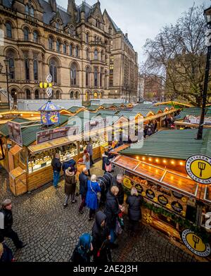Manchester Weihnachtsmarkt 2019 Stockfoto