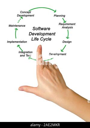 Software Development Life Cycle Stockfoto