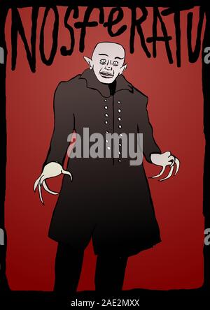 Bild des Grafen Nosferatu Stockfoto